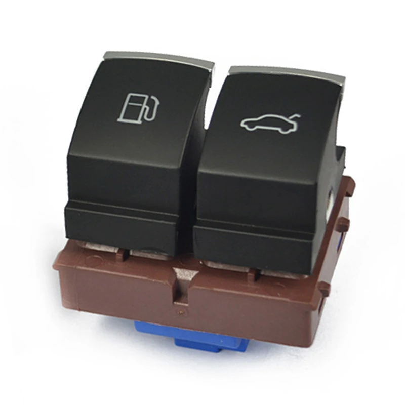 New Chrome Fuel Tank Door Trunk Release Switch For Passat B6 B7 3C