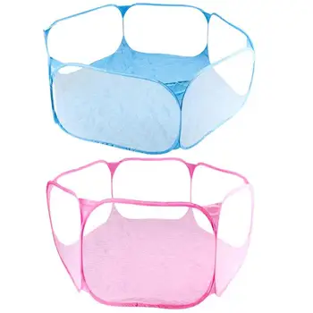

Ocean Ball Pool Children's Tent Wave Ball Fence Hexagon Mesh Toy Bag with Cloth Exercise Coordination of Limbs Motor Skills