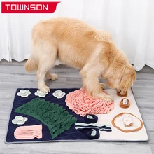 Dogs Snuffle Mat Increase IQ Dog Toys Dog Puzzle Toy Pet Nose Smell Training Sniffing Pad Slow Feeding Bowl Food Dispenser