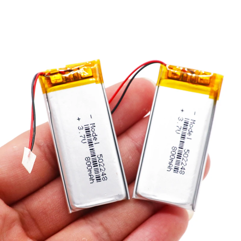 502248 3 7 в 800 мАч литий ионная Lipo ячейка полимерная аккумуляторная батарея для Bluetooth