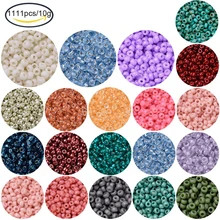 

1111PCS Fashion MIYUKI Round Rocailles Beads Japanese Seed Beads 11/0 Opaque Picasso 2x1.3mm Hole: 0.8mm