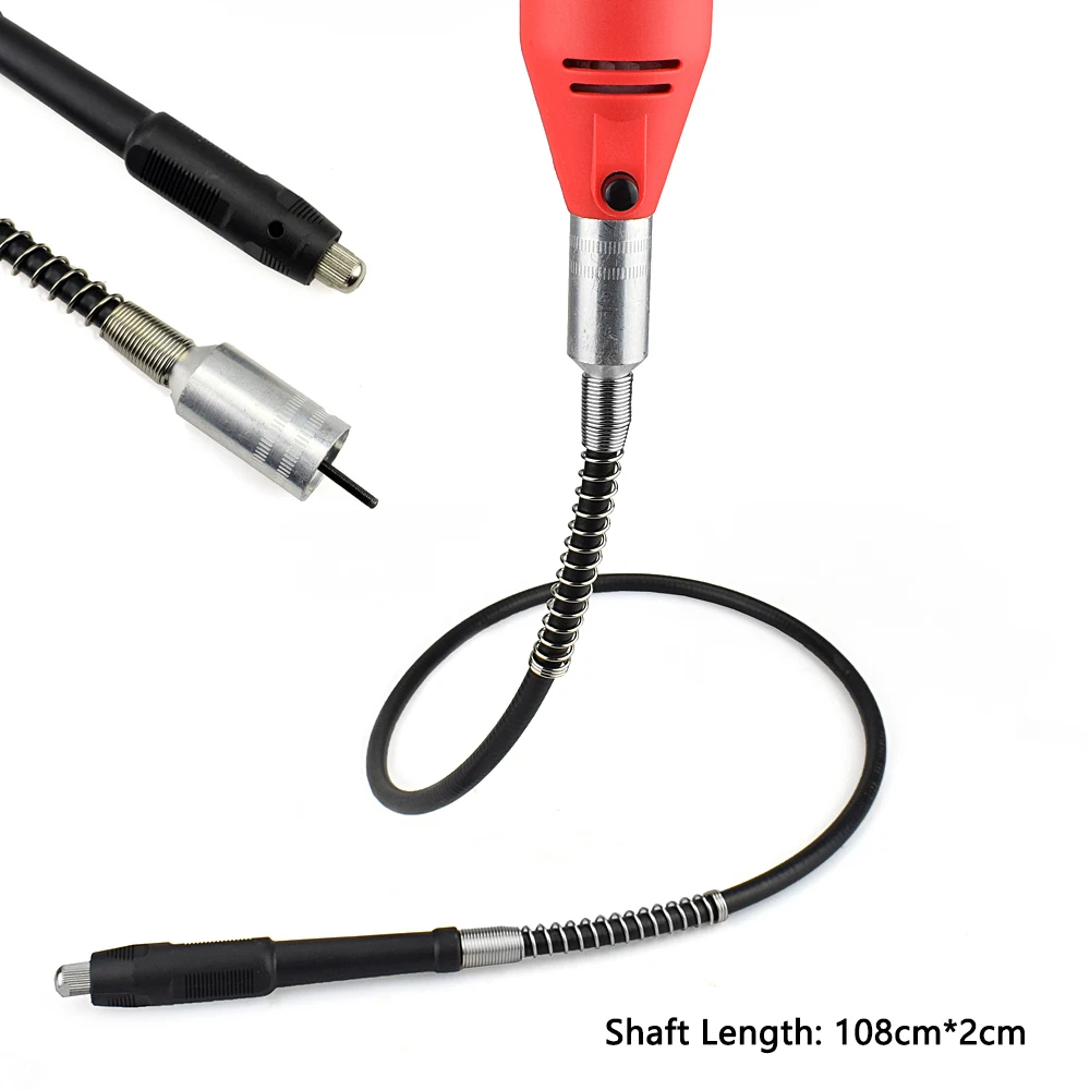 NEWACALOX 108 см * 2 Гибкий вал Dremel вращающийся инструмент шлифовальные инструменты для