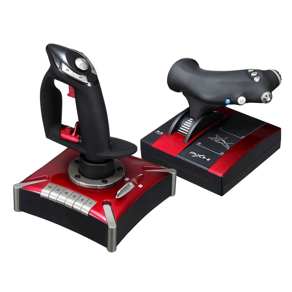  PXN-2119II Flight Stick Joystick USB Simulator Gamepad Gaming Controller fr PC
