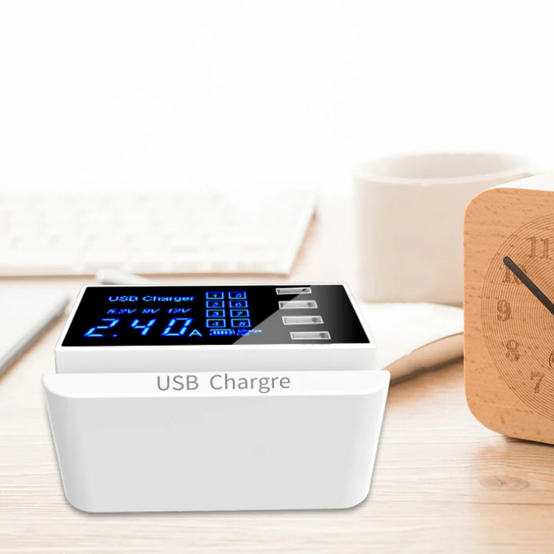 4 порта USB несколько зарядных устройств концентратор 5 в 4A Настольный Мульти USB настенное зарядное устройство для мобильного телефона смартфон планшет USB зарядное устройство EU US UK
