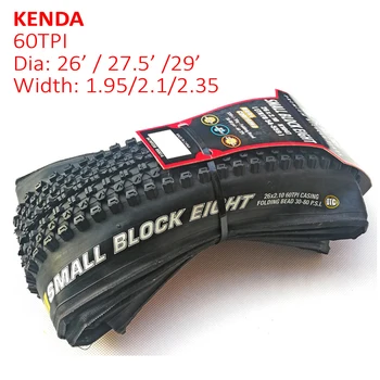 

MTB Bike Foldable Tire 26/27.5/29*1.9/2.1/2.35 60TPI KD1047 Small Block 8 Mountain Bicycle DIY Spare Parts