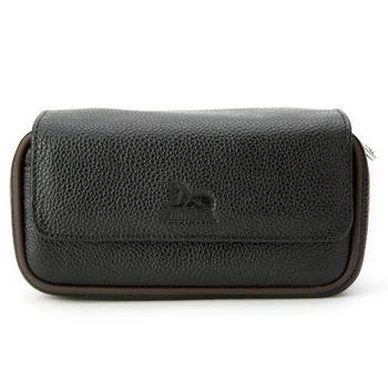 

LUBINSKI Genuine Leather Tobacco Storage Cigar Pouch Cigarette Case Bag Pipe Pocket Pipe Holder Tool For 3 Pipes Case