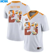 Новое поступление высокое качество NCAA майки Кэмерон Саттон#23 колледж футболка ограниченной серии Майки S-XXXL