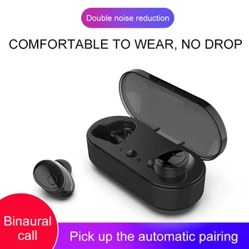 

Mini-in-ear sports earplugs TWS binaural wireless Bluetooth 5.0 headset noise reduction stereo Earpiece are suitable for iphone