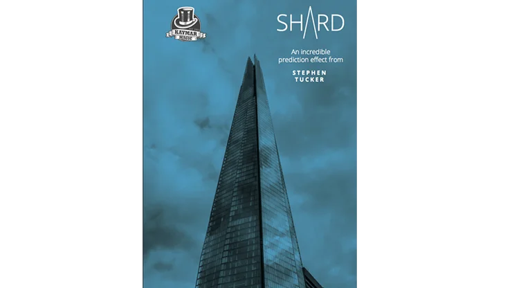 SHARD (Gimmick and Online Instructions) by Stephen Tucker Kaymar Magic - Trick Illusions Props Close up Magia Mentalism | Игрушки и