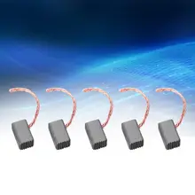 100 шт. карбоновая щетка для двигателя J410 с низким напряжением постоянного тока, карбоновая щетка для замены угольных щеток