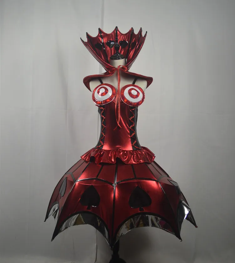 

Игровые карты пики юбка для ночного клуба бара костюм для выступления ГОГО Косплей вечевечерние сценическое танцевальное платье