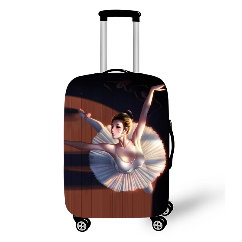 Cute Ballet Shoes Print Luggage 