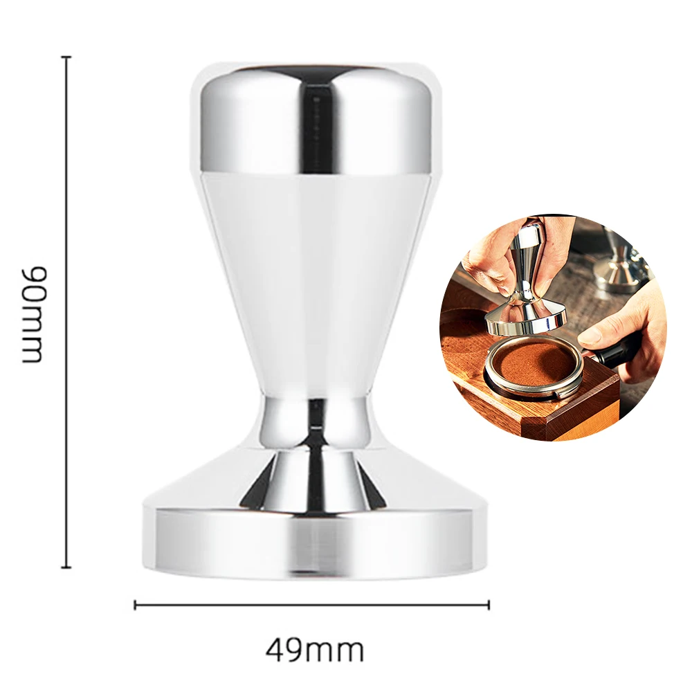 Stainless Steel Coffee Powder Tamper Solid Press Tool Manual Mixing  Detachable Presser Bar Kitchenware Gadgets Gifts 49mm - AliExpress