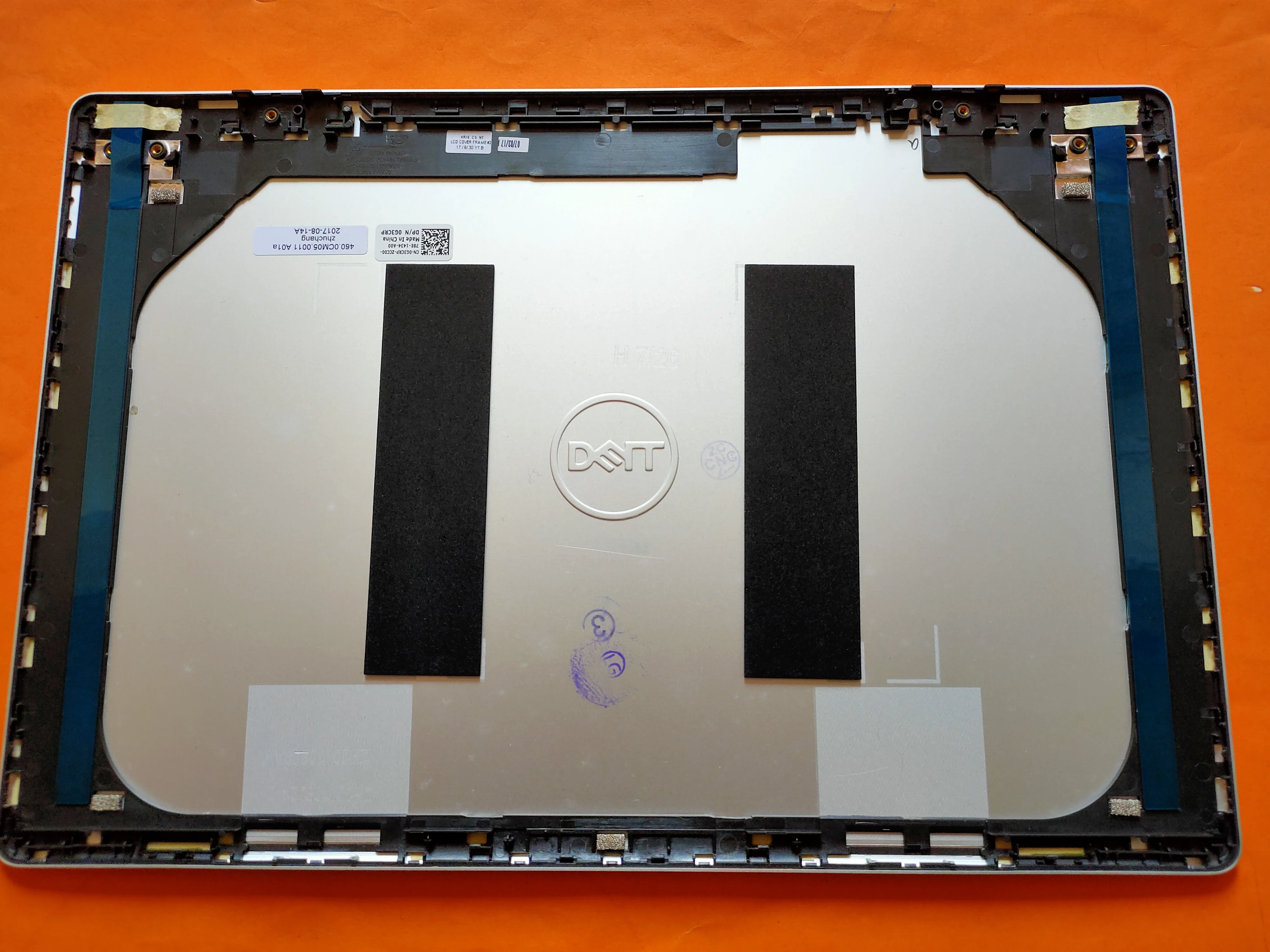 Для DELL Ins 15D 7000 7570 верхняя крышка ЖК 0G3CRP
