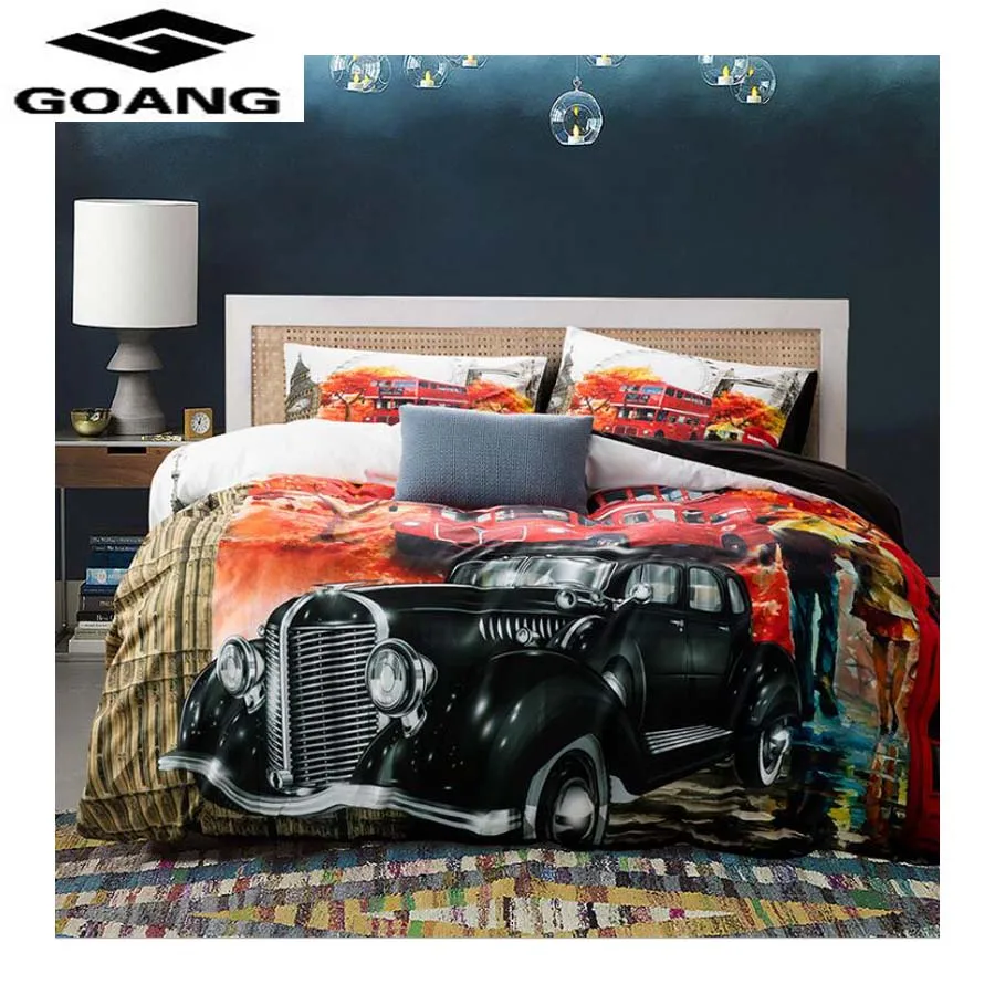 Goang 3d Bedding Sets Beautiful Autumn Scenery Duvet Cover Bed Sheet Pillowcase 3d Print Luxury Bedding Old American Car Bedding Sets Aliexpress