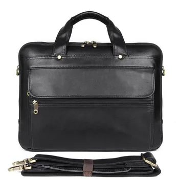 

YILUNXI High quality Genuine leather man shoulder bags virile Business and leisure briefcase Comfortable large capacity handbags