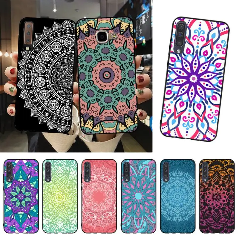 Babaite Mandala Soft black Phone Case For Samsung A51 A71 A40 A50 A70 A10 A20 A30 A6 A7 A8 A9 | Мобильные телефоны и