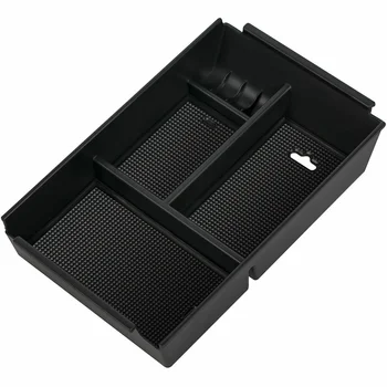 

1pc Storage box Car Auto Center Console Tray Black For Ford F150 Raptor2009-2014
