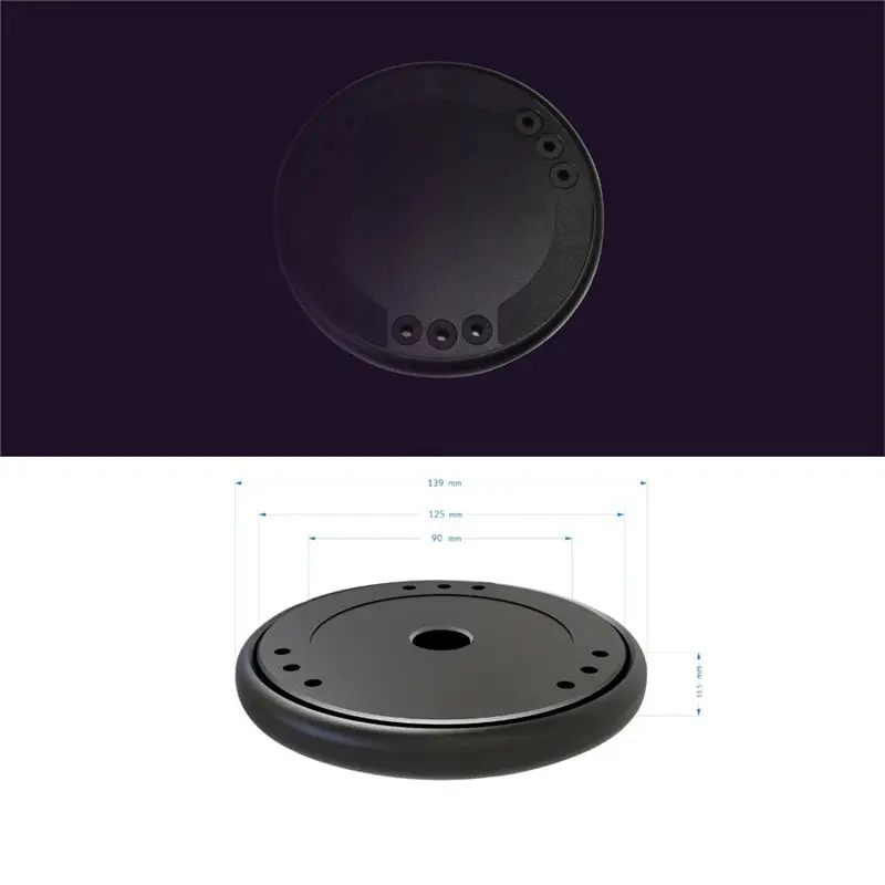 Звукоизоляция платформа демпфирования Recoil Pad для Apple Homepod Amazon Echo Google Home стабилизатор умный динамик Riser Base(черный