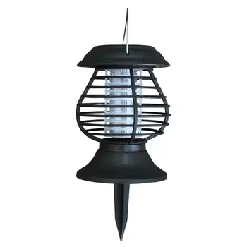 

2pcs Led Solar Mosquito Killer Lamp UV Mosquito Killer Insects Flying Zapper Trap Catcher Light Repellents Garden Outdoor Lights