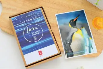 

Mexican Street Postcard Warm Hug Marine Organisms Card Collection Art Lenticular Recycled Recordable 10.2*14.2cm30pcs