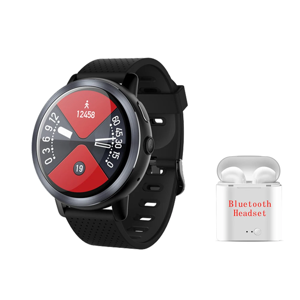 add headset Z29S Смарт-часы Android телефон 3 ГБ+ 32 ГБ фитнес-трекер сердечного ритма gps Смарт-часы мужские водонепроницаемые для Android ios Телефон PK LEM8 - Цвет: add headset