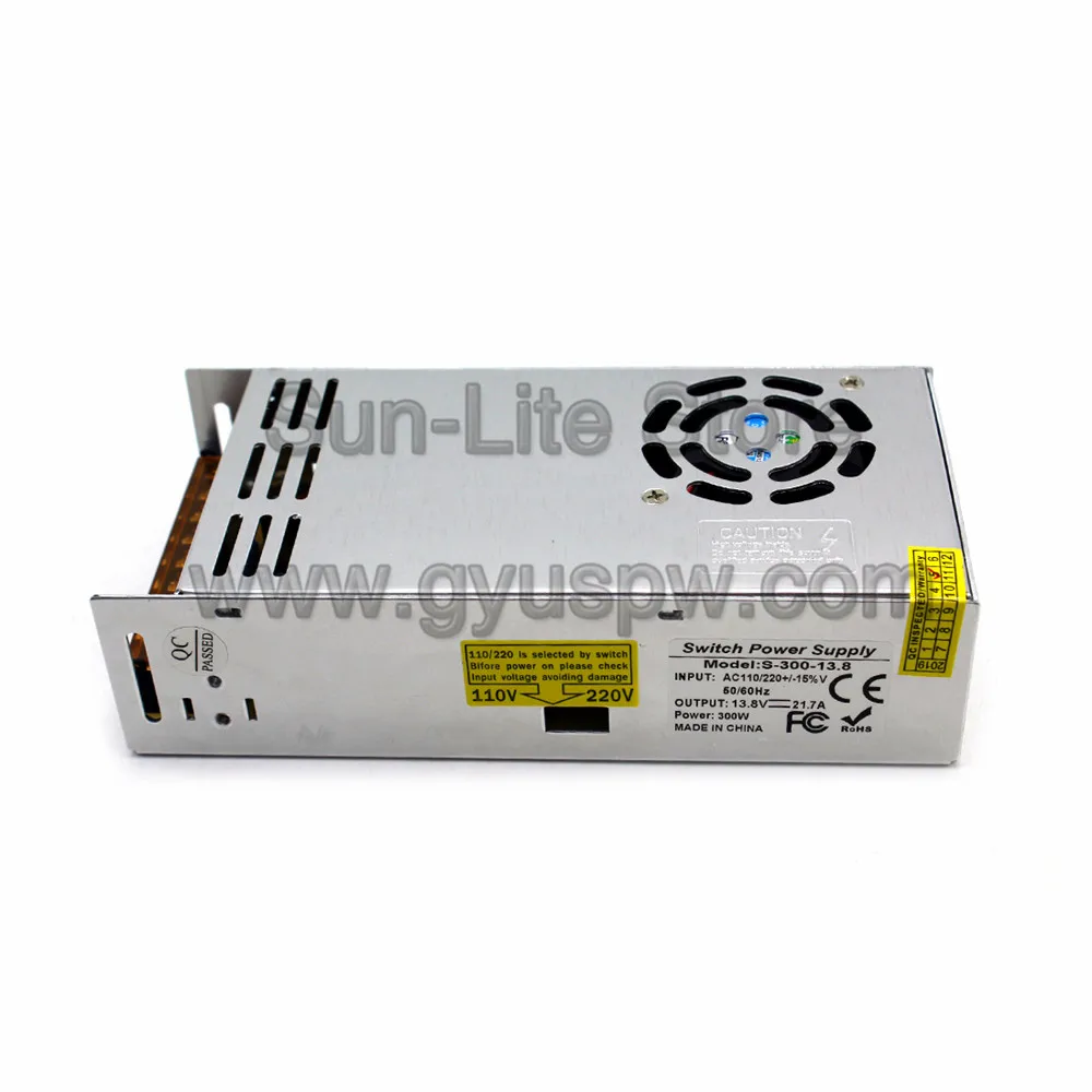 Один выход импульсный источник питания 300 Вт 13,8 В 21,7а преобразователь драйвера AC110V 220V DC13.8V SMPS для Led лампа светильник CCTV