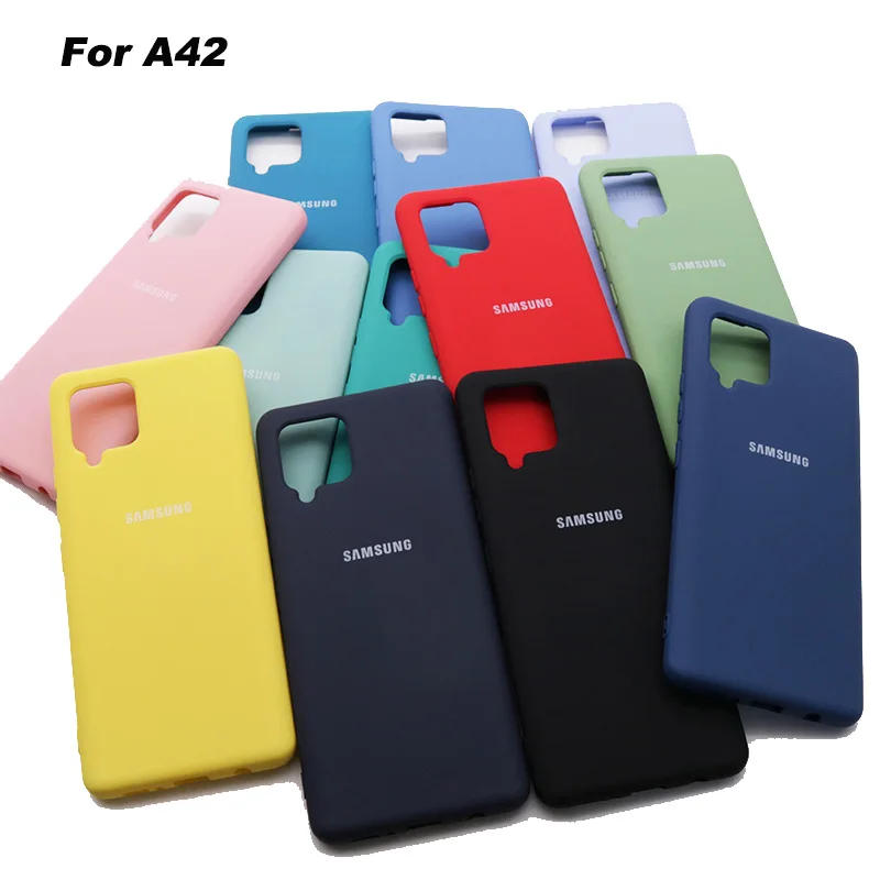 Samsung Galaxy A22 A32 Case Soft-Touch Back Protective Shell Silky Silicone A 22 A 32 5G 4G A42 Mobile Phones Cover personalised flip phone case