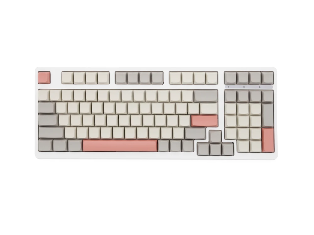 Xda v2 9009 Bege Cinza em Branco Conjunto Grosso Pbt para Teclado Gh60 Poker 87 Tkl 104 Ansi Xd64 Bm60 Xd68 Bm65 Bm68 - Imagem 3