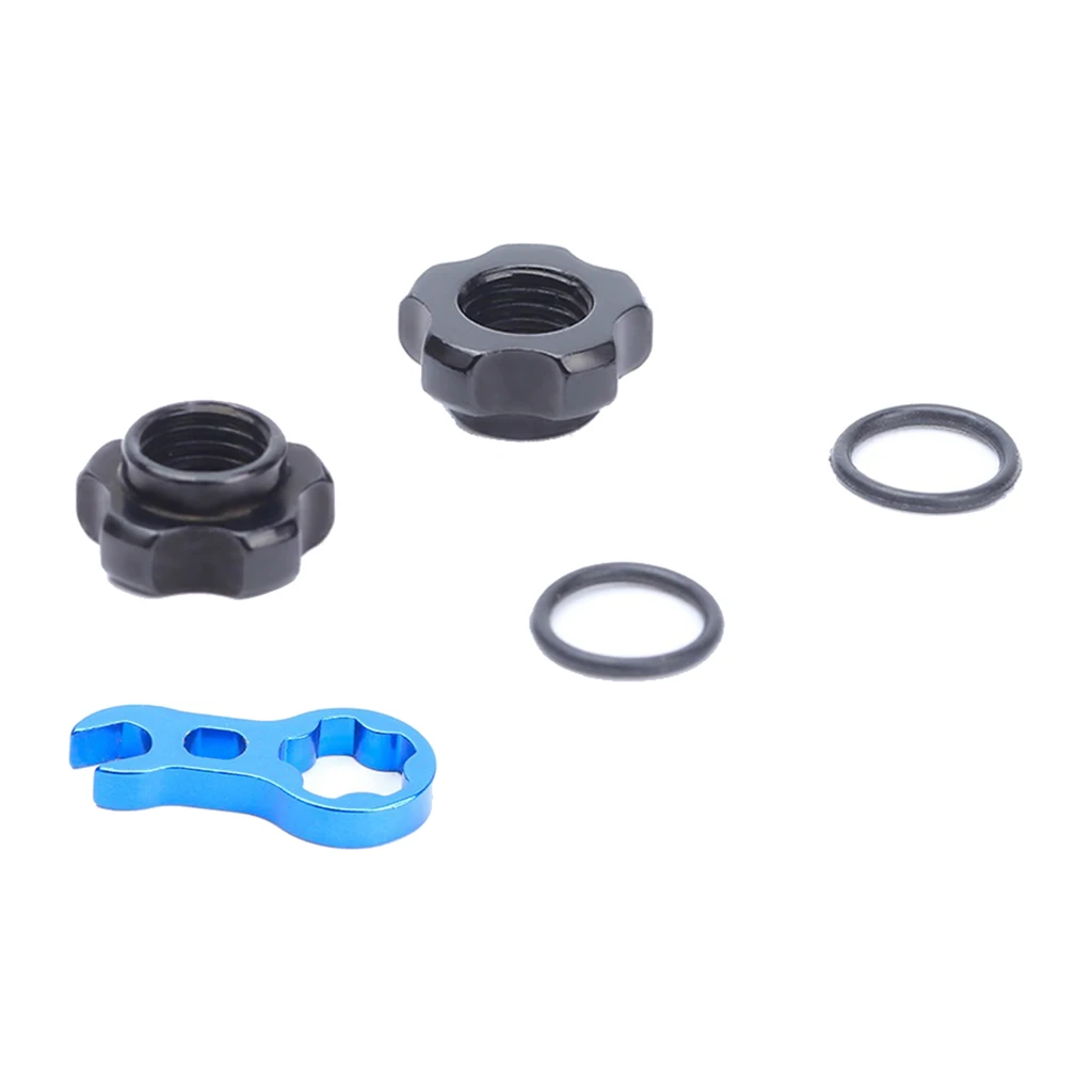 Alloy Bike Valve Adapter Removal Converts Schrader to Presta Conversion Nut