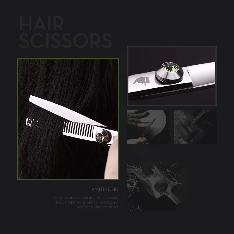 Smith Chu XL120 Mirror Polished Hairdressing 6 Inch 440C Stainless Professional Salon Barbers Cutting Scissor Hair Scissor Smith Chu XL120 Mirror Polished Hairdressing 6 Inch 440C Stainless Professional Salon Barbers Cutting Scissor Hair Scissor