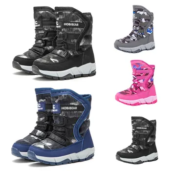 

Boys Girls Womens Snow Boots Winter Warm Waterproof Outdoor Slip Weather Shoes kids shoes children детская обувь для девочек#G30