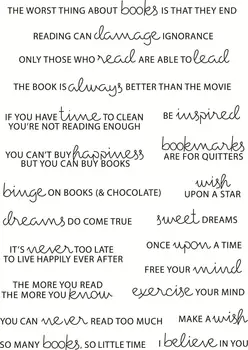 

11x16 English Transparent Clear Stamps Silicone Seals for DIY scrapbooking photo album Card Making