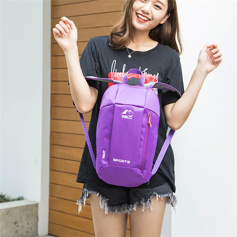 Solid Sport Backpack Small Gym Bags Women Fitness Back pack Outdoor