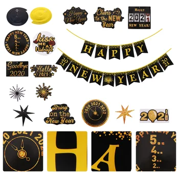 

1 Set String Flag Party Decor Hanging Bunting Festive Banner Party Banner For Home Party Store New Year