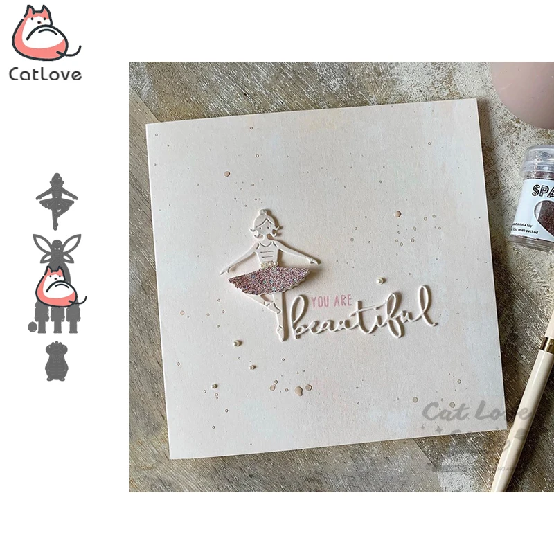Серия кукол из мультфильма металлические режущие штампы трафарет для