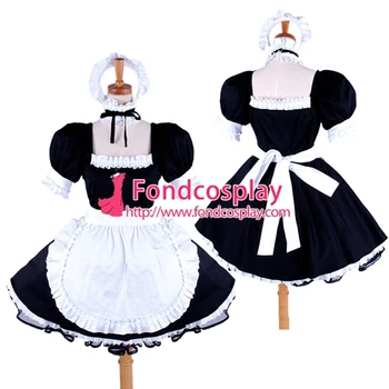 

lockable Sissy maid Cotton Uniform costume Tailor-made[G1591]