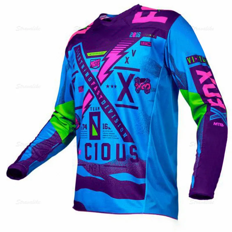 2021 Джерси для мотокросса MTB FOX горные с длинным рукавом fxr Велоспорт Горный