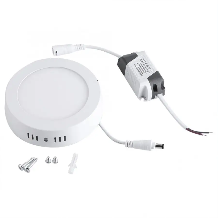 

AC85-265V Round Shape Surface Mounted LED Ceiling Panel Down Lights Bulb Slim Wall Lamp spot led encastrable