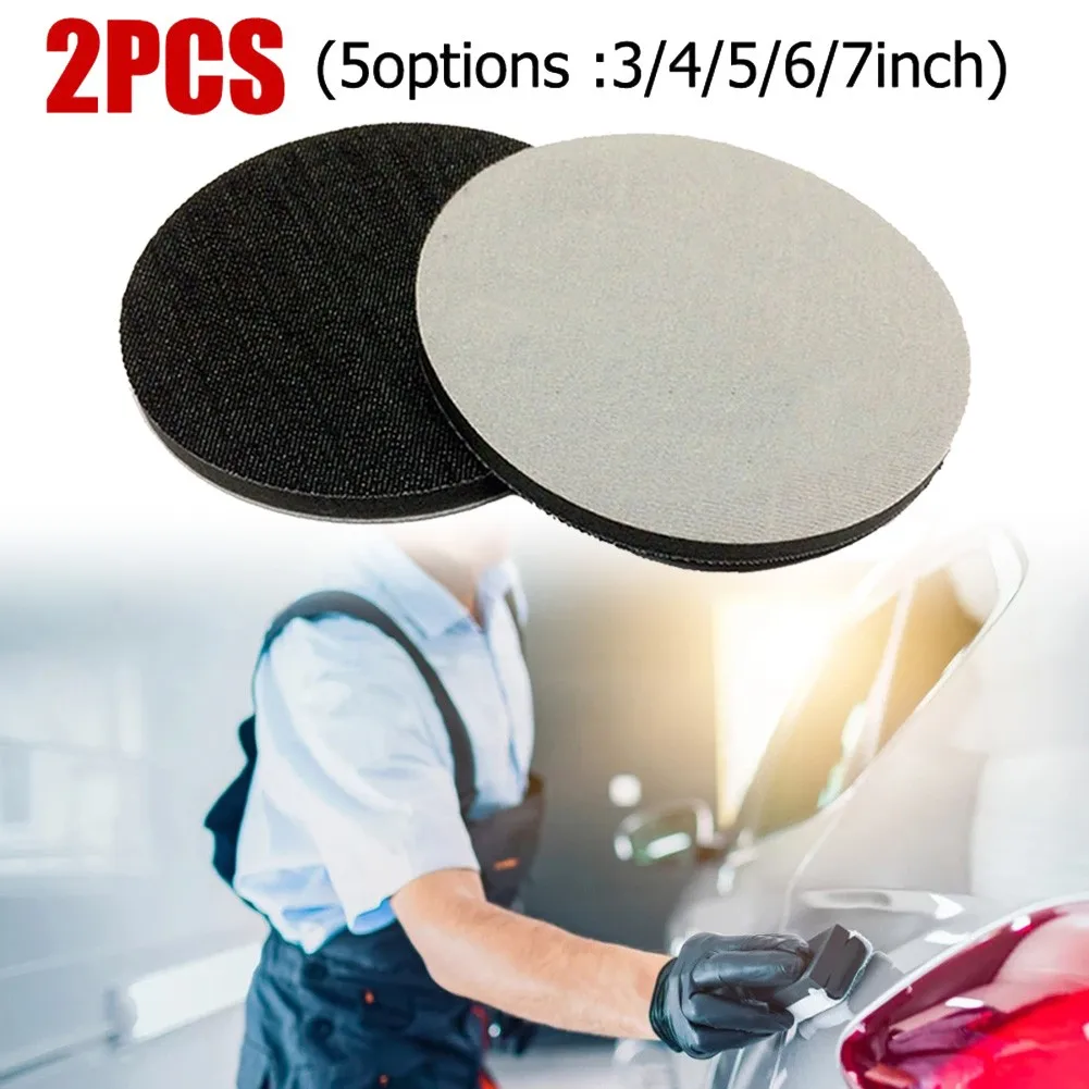 nu finish car polish 2pcs Denim Orange Peel Removal Pad Car Polishing Pad 3/4/5/6/7inch Single Wetsanding Alternative Backing Plate Car Polisher car windshield cleaner