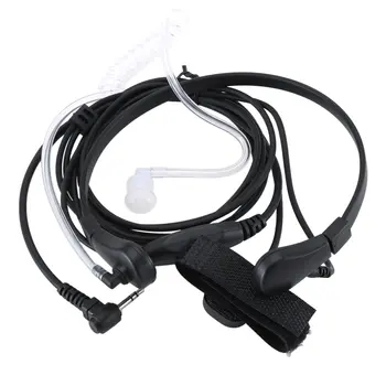 

Tenq Throat Mic Covert Acoustic Tube Receiver For Motorola Radios 1 Pin Interphone T 6200 5428 Small Throat Control dropshipping