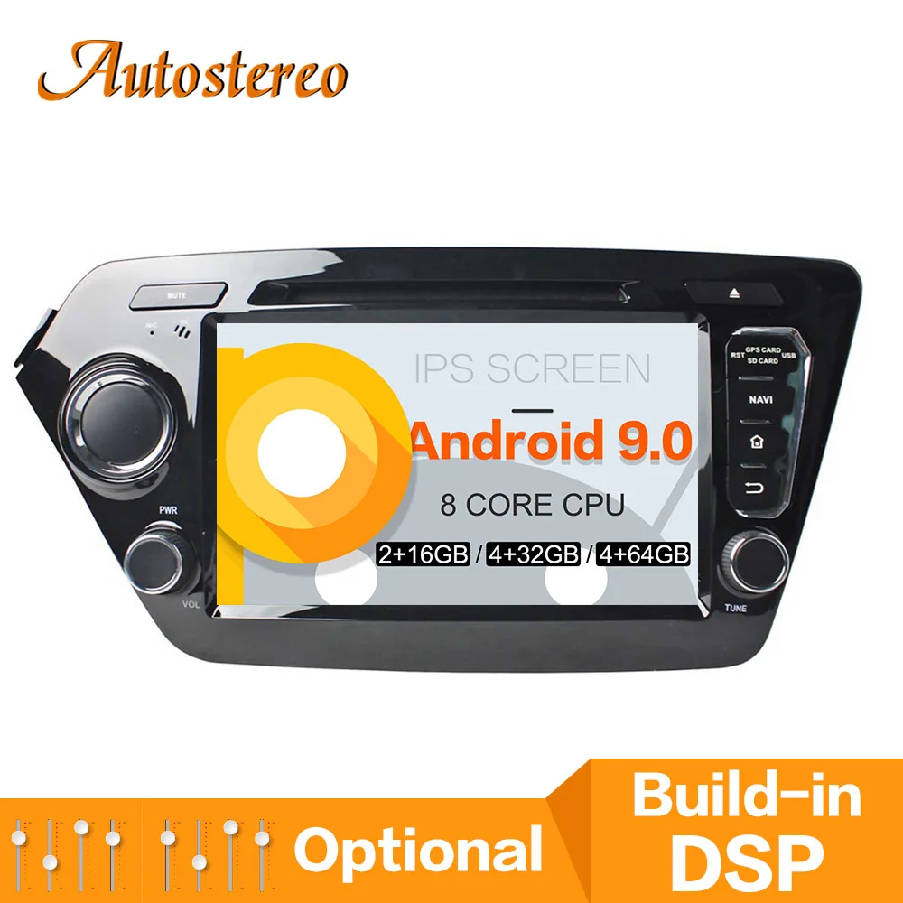 

Android 9 4GB RAM For KIA RIO 3 2011-2019 Car Radio Multimedia player Car GPS Navigation 2 din DVD player head unit radio tape