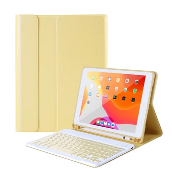 

Russian Layout Keyboard for New iPad /iPar pro / Air 2 /Air 1 9.7, Spanish Layout Wirelss Case with Pen Holder