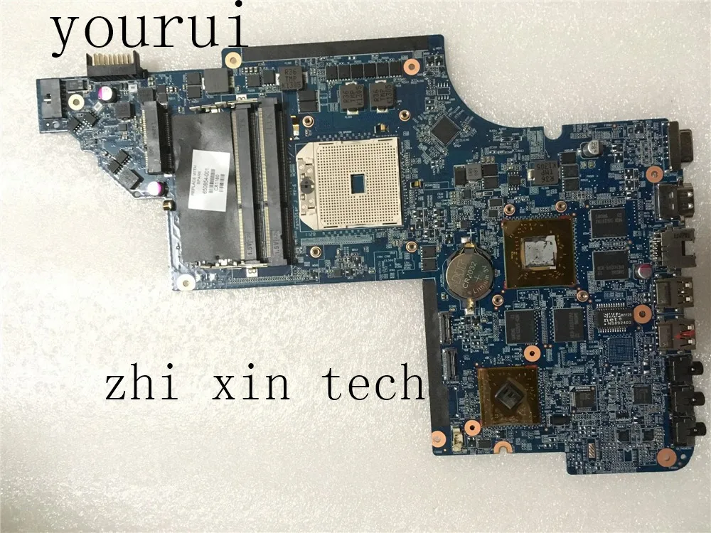 Yourui для hp павильон DV6 DV6-6000 Материнская плата ноутбука 650854-001 650854-601 DDR3 тест нормально качества
