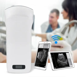 128 elements wireless ultrasound probe convex and linear probe with Apple Ipad mini/Ipad air/Iphone/Android phones or PAD