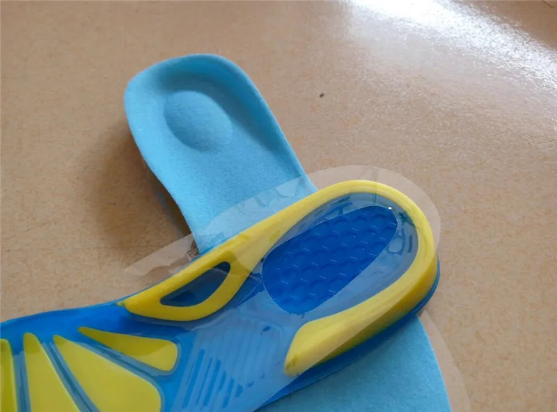 Spring and summer silicone rubber sports insole military Sport Running Gel Insoles Insert Cushion for Men Women