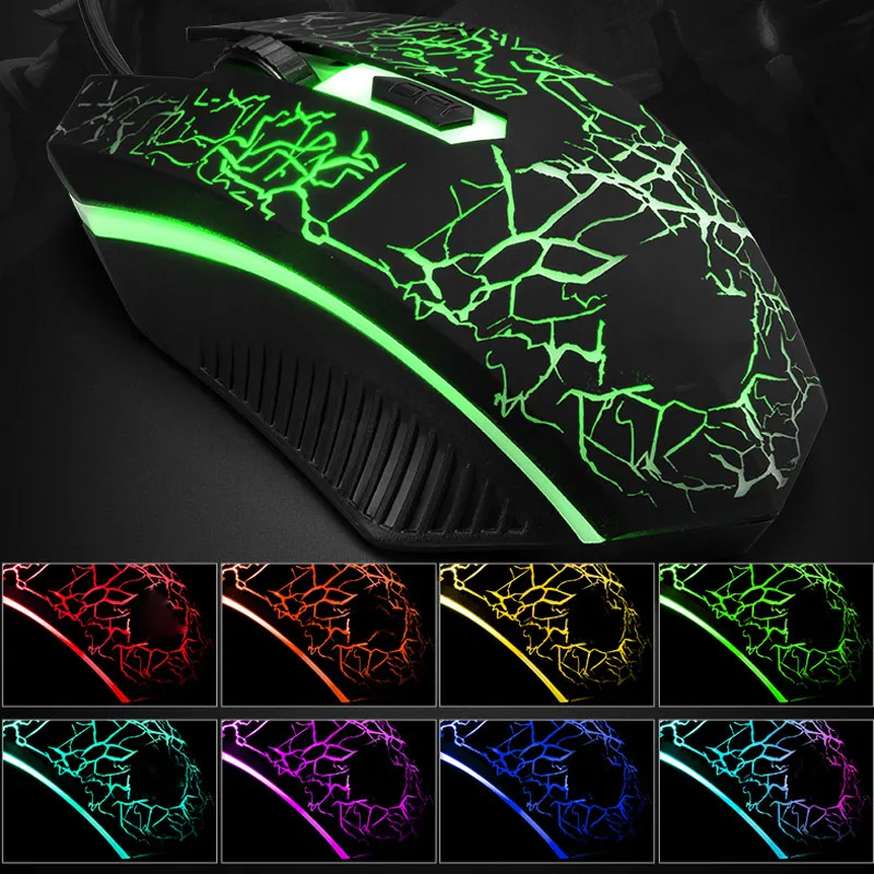 

Luminous Keyboard with Mouse Set Russian Ergonomic Waterproof Mechanical Keypad GV99