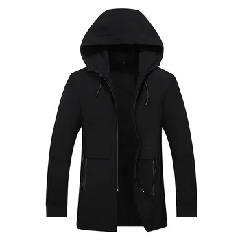 

Medium Length Money Knitting Cloak Clothing Men Coat Plus Fat plus Size Autumn Clothes Leisure Lian Cap Jacket Fat Fat Word