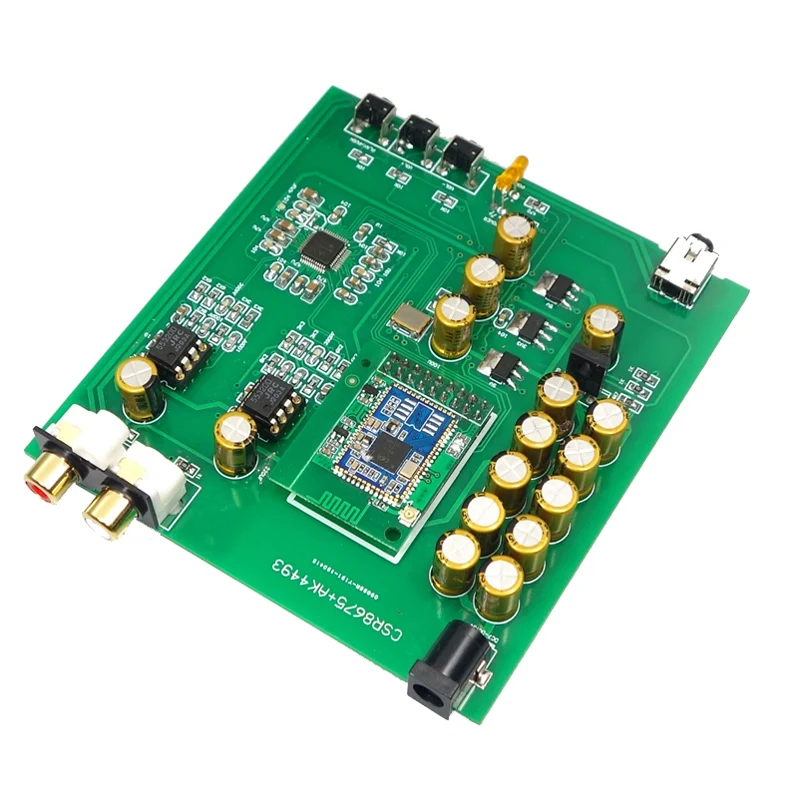 Bare Decoder board CSR8675+ AK4493 Ultimate Bluetooth 5,0 декодер плата ЦАП Поддержка APTX HD чехол T1099 - Цвет: Bare Decoder board