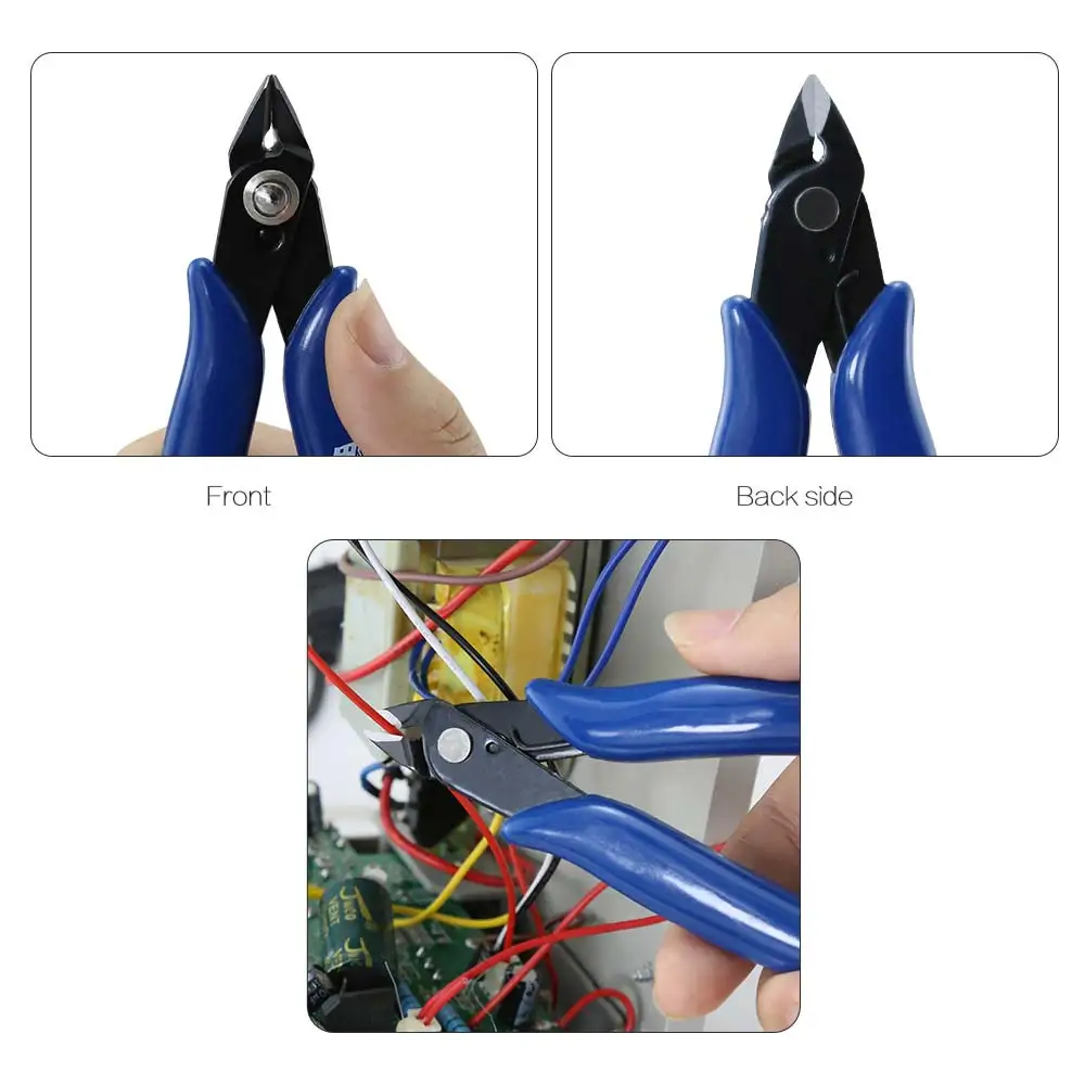 10 шт. электрические кусачки для кабеля режущие боковые ножницы смывные плоскогубцы щипцы, ручной инструмент Herramientas